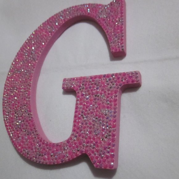 Pink Bling Letter G. - Picture 5 of 5